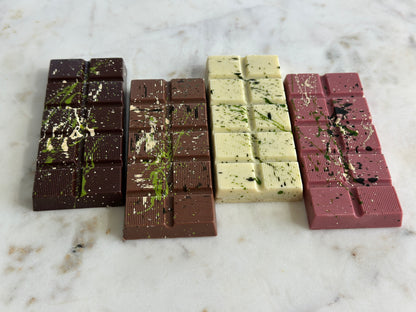 Milk Dubai Pistachio Chocolate Bar, Luxury Gourmet Handmade Chocolate